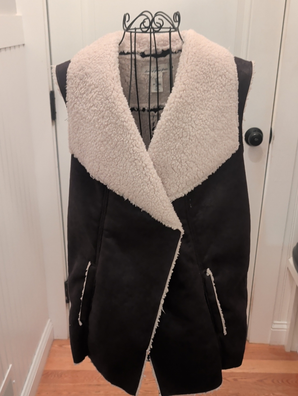 H & M Faux Shearling Vest